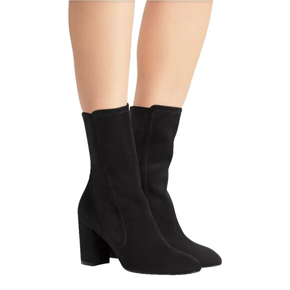 Stuart Weitzman Women's Boots Suede FIFER 80 Size 8.5 - Picture 6 of 15